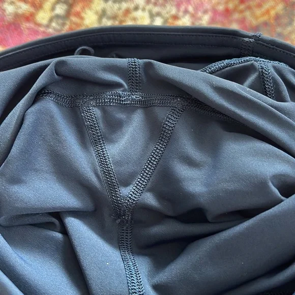 Lululemon Fast & Free Crop II 19” Non-Reflective In True Navy Size 6 - Picture 11 of 11
